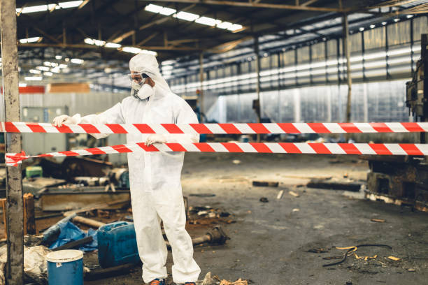 Professional Infectious Disease Decontamination technician working in Weston, WI